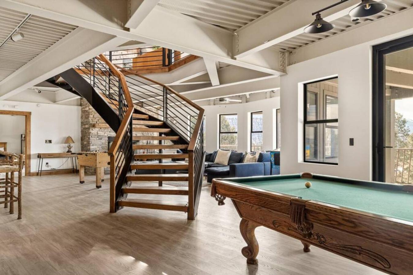 Steel Pine Lodge A Rustic Mountain Retreat Views Baldwin Lake Exterior foto