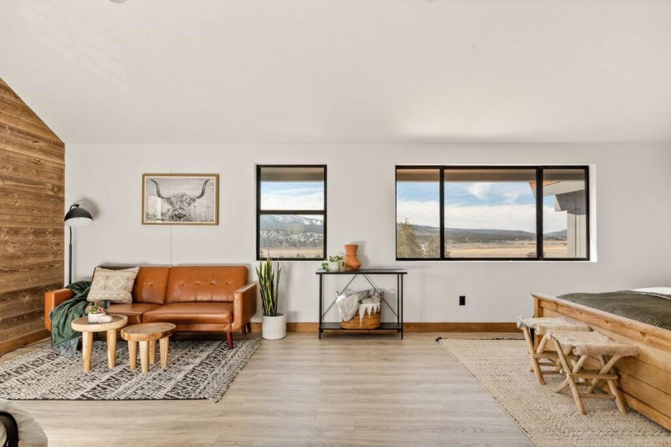 Steel Pine Lodge A Rustic Mountain Retreat Views Baldwin Lake Exterior foto