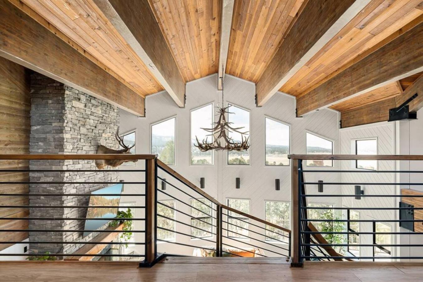 Steel Pine Lodge A Rustic Mountain Retreat Views Baldwin Lake Exterior foto